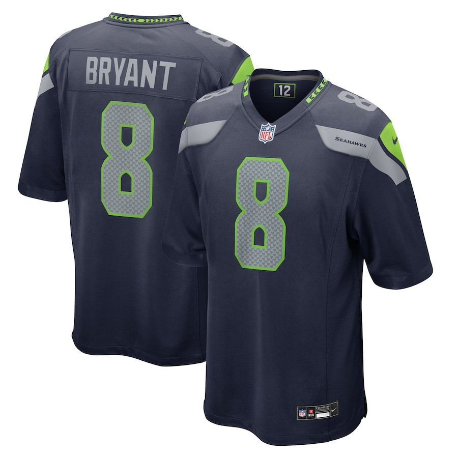 Coby Bryant 8 Seattle Seahawks Game Men Jersey - College Navy Js6981
