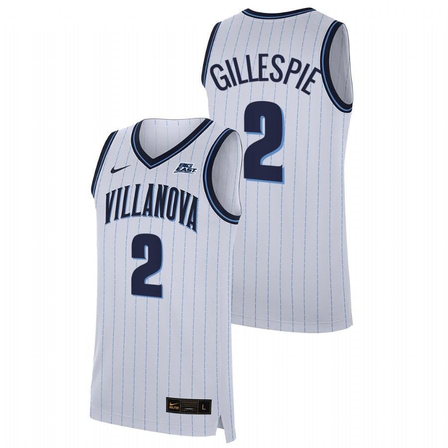 Collin Gillespie 2 White Villanova Wildcats 2023 Home College Basketball Jersey