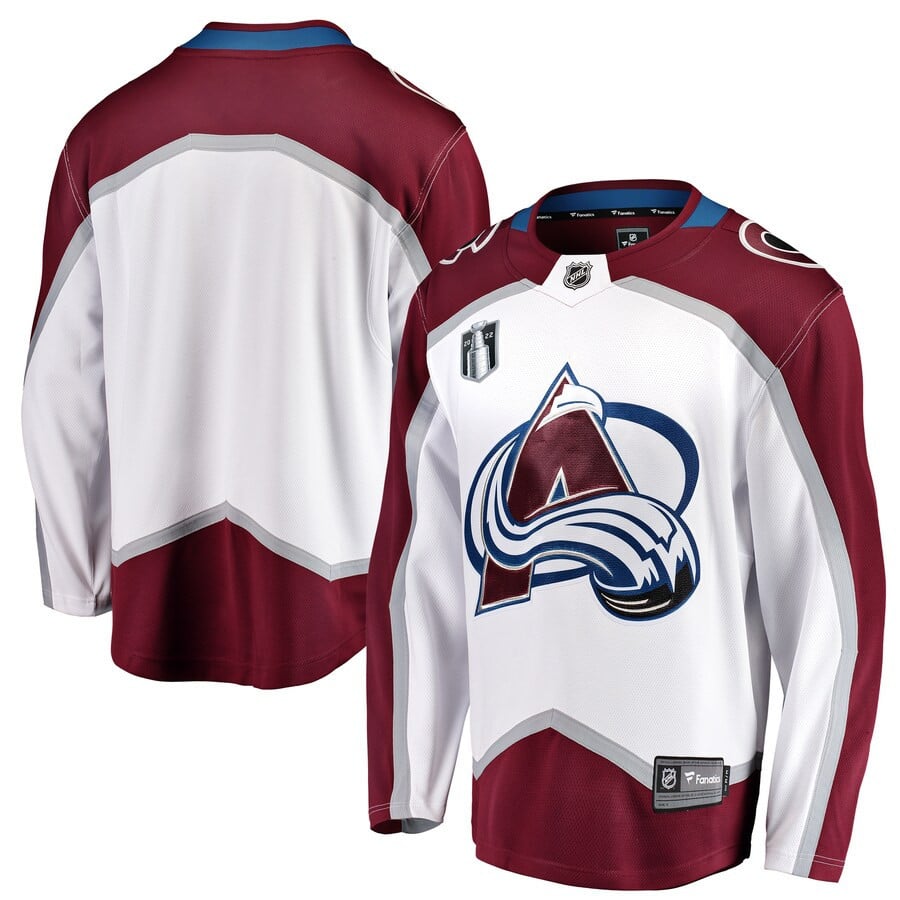 Colorado Avalanche Away 2022 Stanley Cup Final Breakaway Jersey - White
