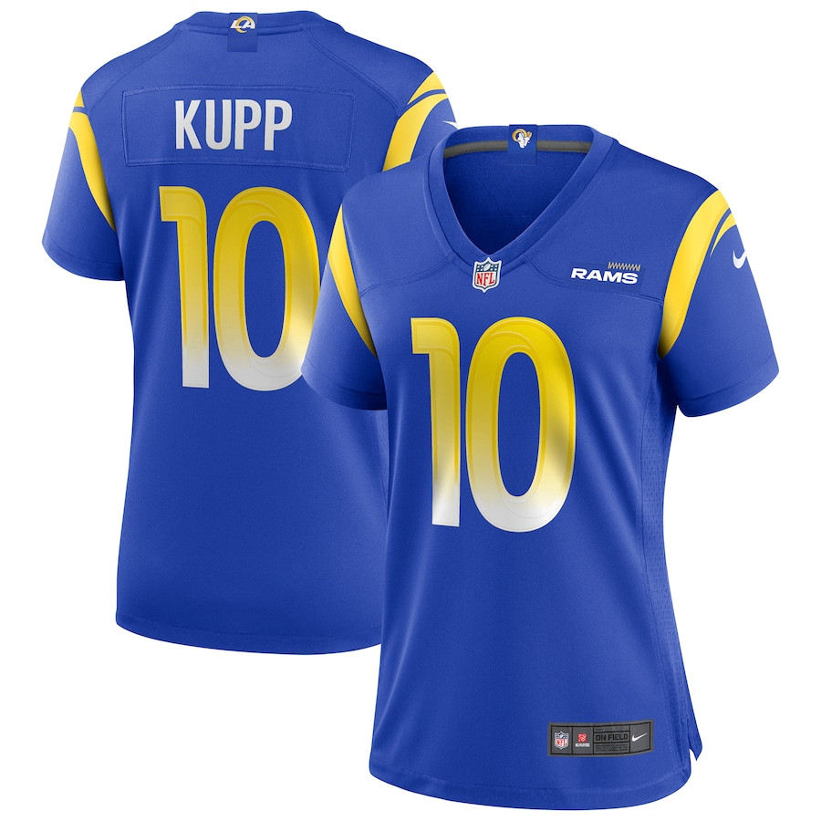 Cooper Kupp 10 Los Angeles Rams Women Jersey - Royal Js9878