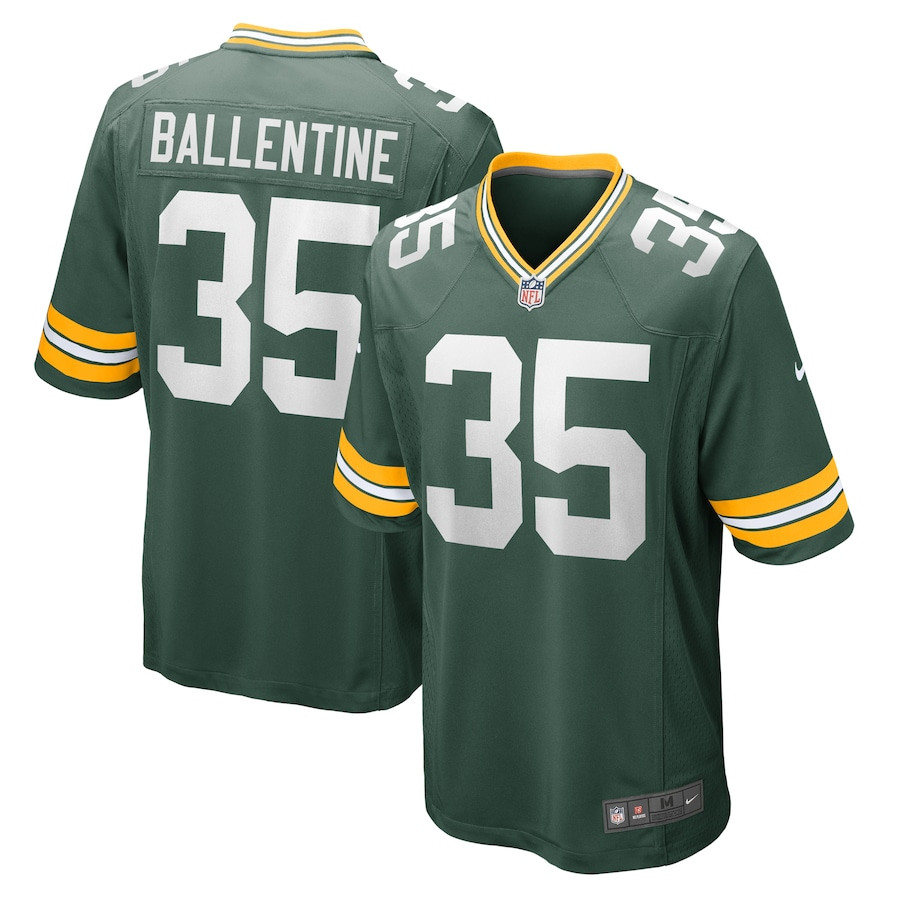 Corey Ballentine 35 Green Bay Packers Men Home Game Jersey - Green Js5418