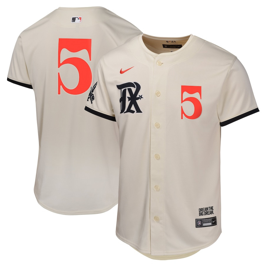 Corey Seager 5 Texas Rangers City Connect Limited Youth Jersey - Natural