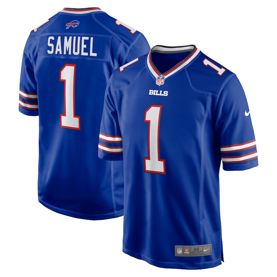Curtis Samuel 1 Buffalo Bills Game Men Jersey - Royal Js9673