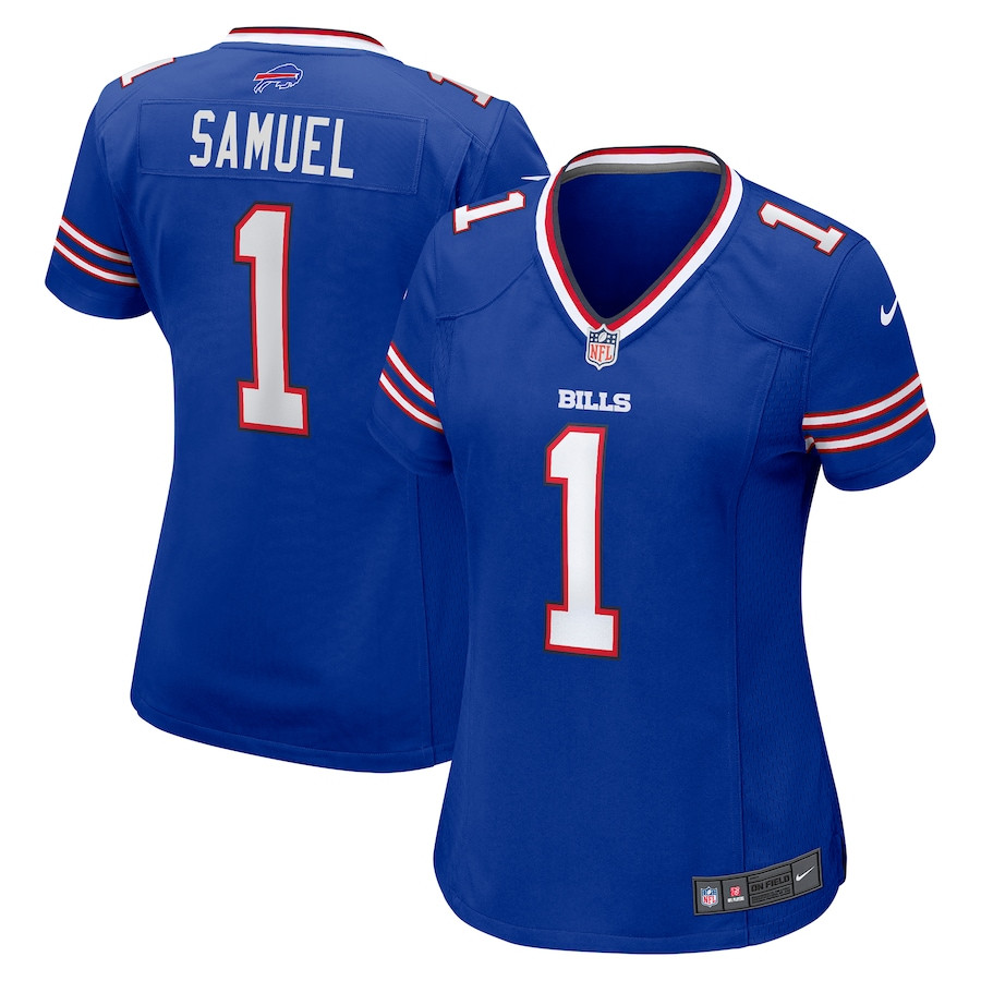 Curtis Samuel 1 Buffalo Bills Women's Game Jersey - Royal Js3555