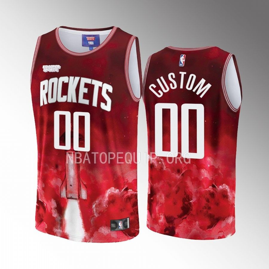 Custom Houston Rockets Nba & Kidsuper Studios Unisex Hometown Jersey