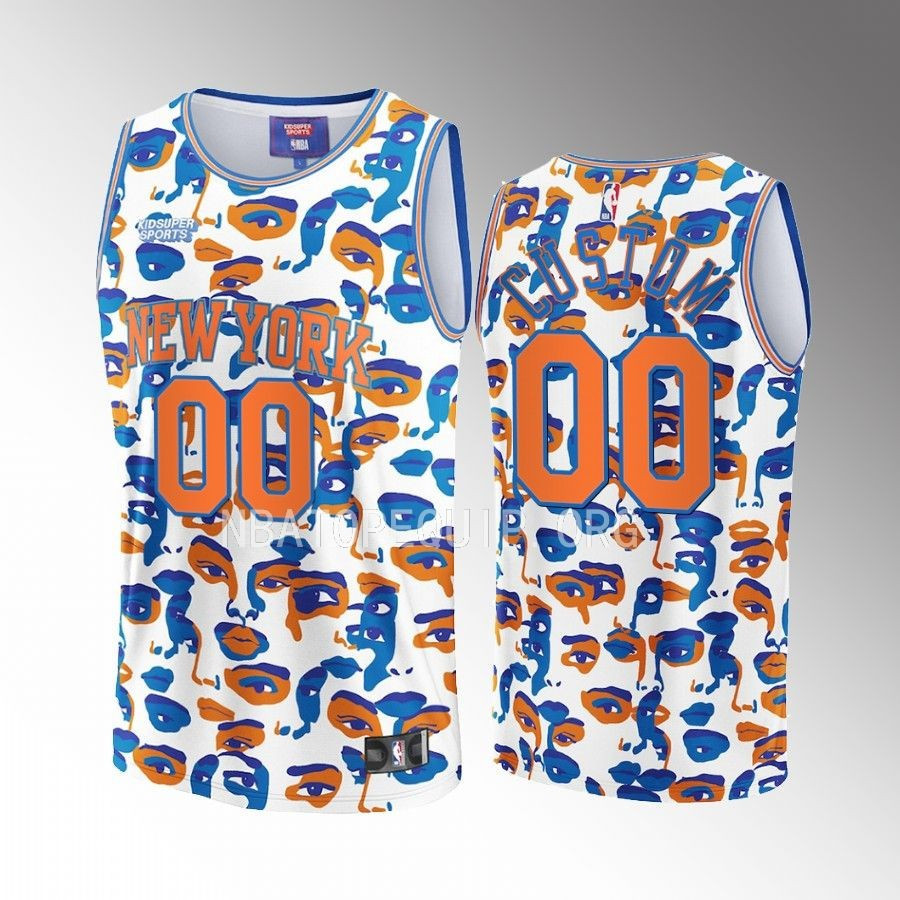 Custom New York Knicks Nba & Kidsuper Studios Unisex Hometown Jersey