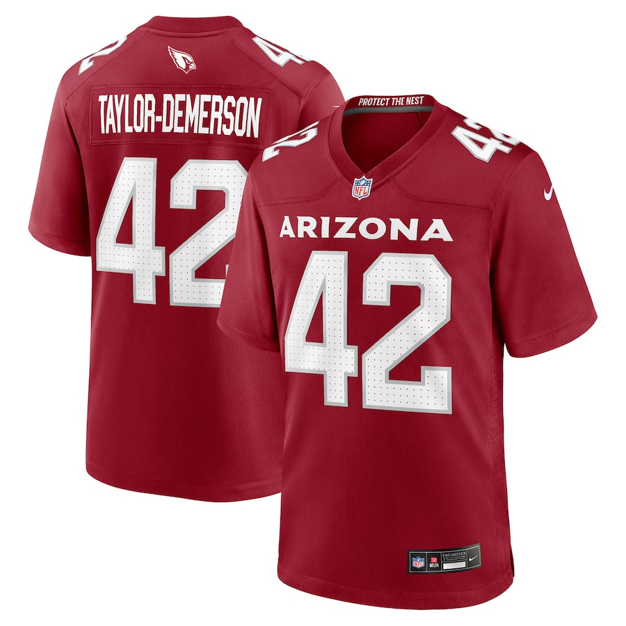 Dadrion Taylor-demerson 42 Arizona Cardinals Team Game Men Jersey - Cardinal Js1333