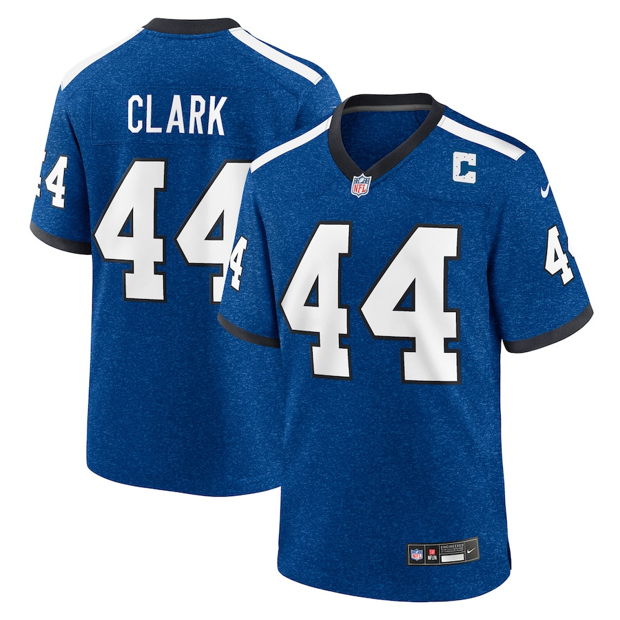 Dallas Clark 44 Indianapolis Colts Indiana Nights Alternate Game Men Jersey - Royal Js5099