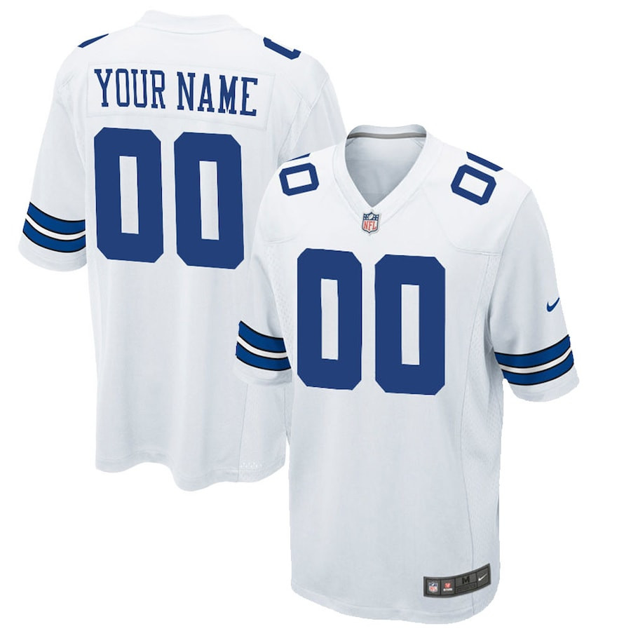 Dallas Cowboys Custom Youth Game Jersey Js3933
