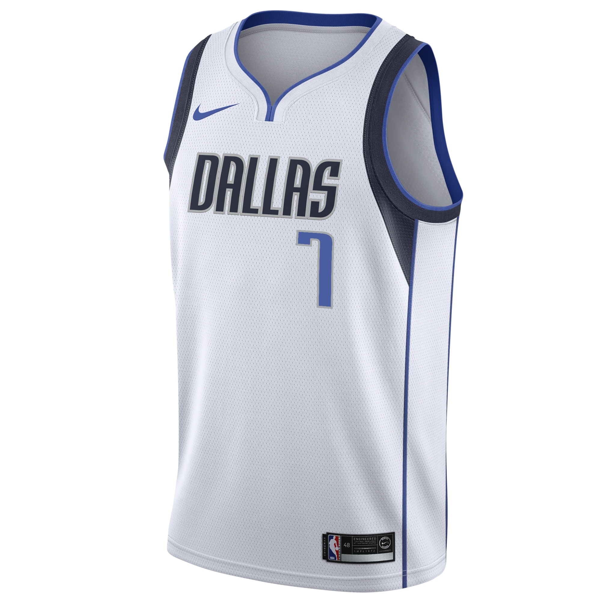 Dallas Mavericks Association Edition Swingman Jersey - White - Dwight Powell - Mens