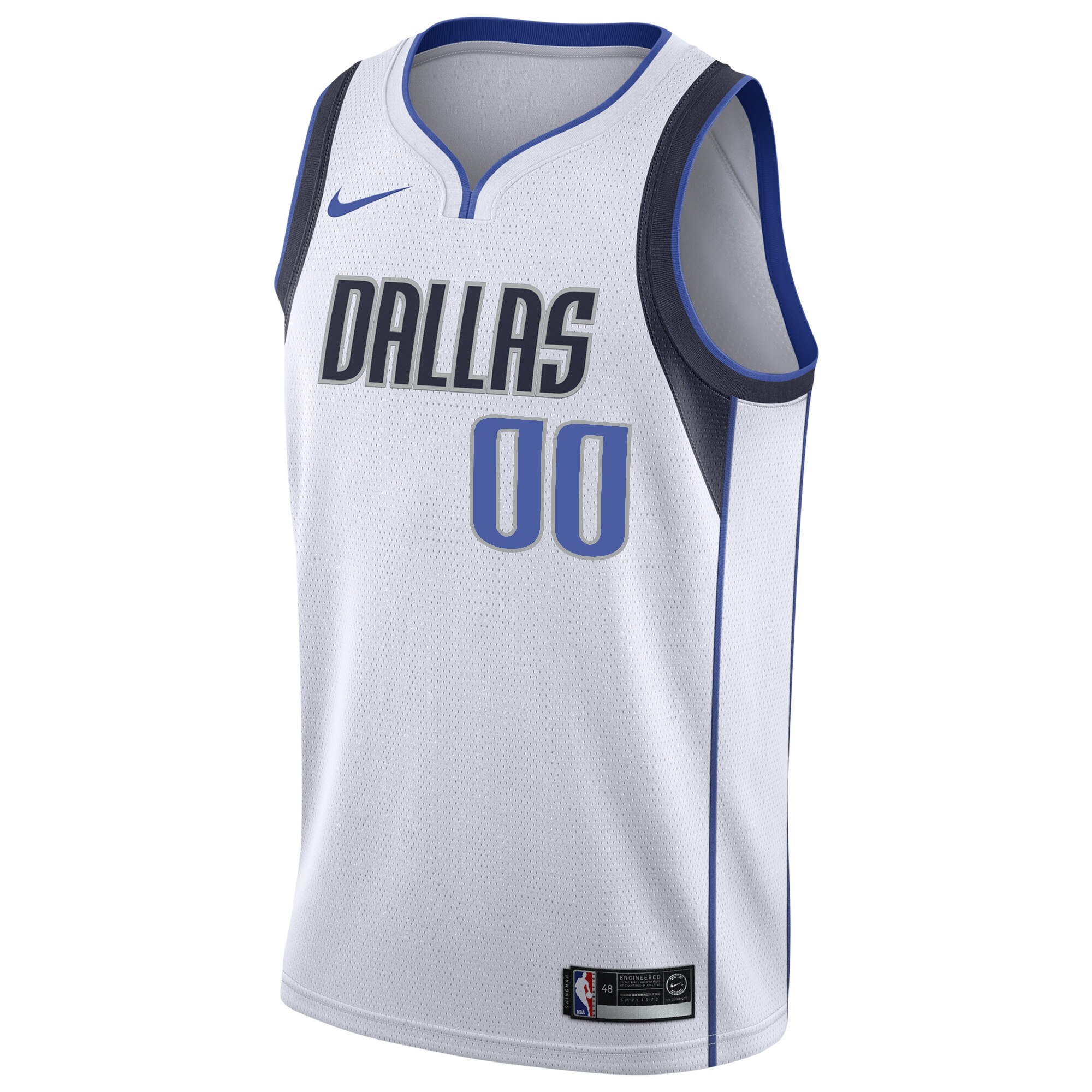 Dallas Mavericks Association Swingman Jersey - Custom - Mens