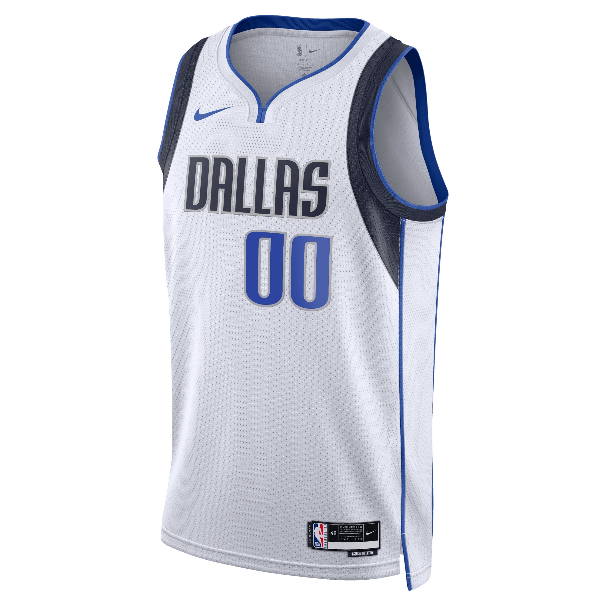 Dallas Mavericks Association Swingman Jersey - Custom - Unisex