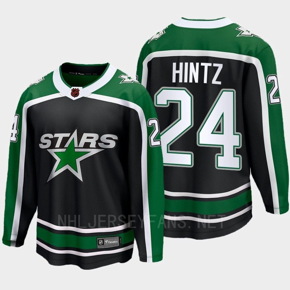 Dallas Stars 2022 Roope Hintz 24 Special Edition 2.0 Black Jersey Breakaway Player