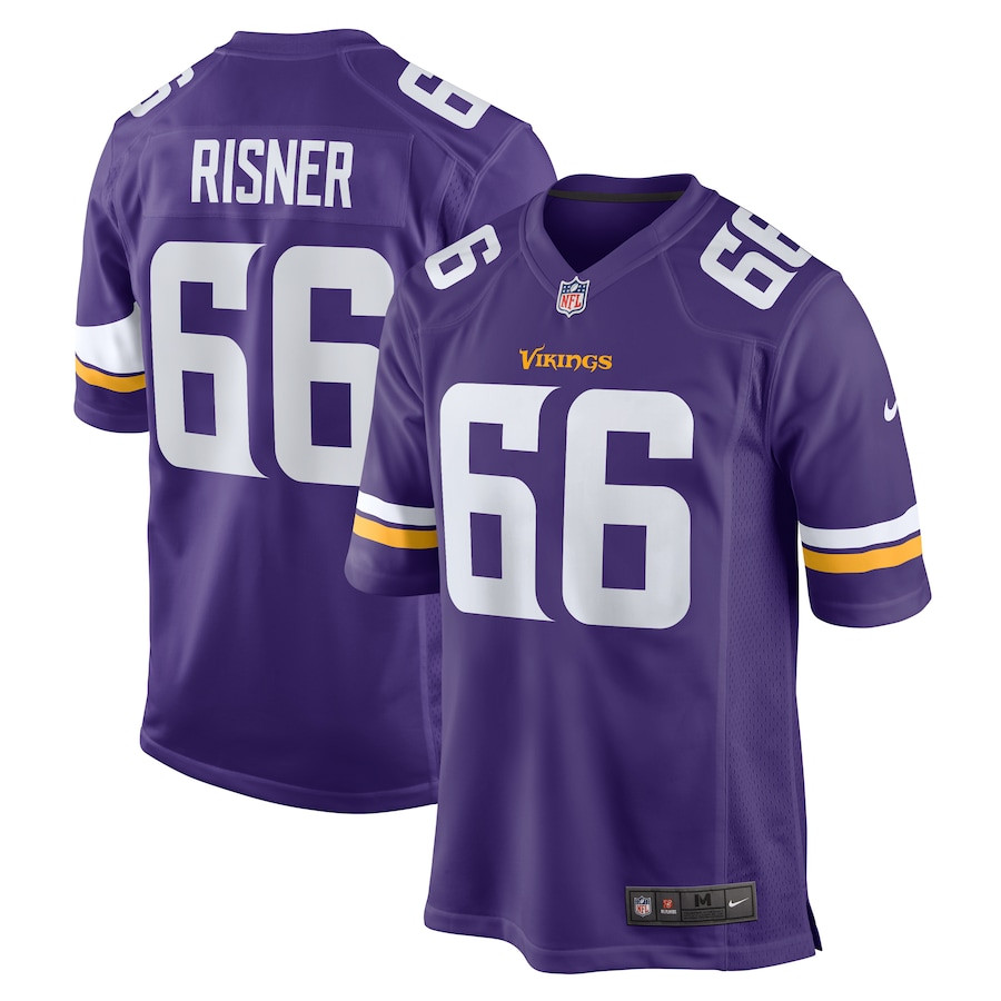 Dalton Risner 66 Minnesota Vikings Game Men Jersey - Purple Js9983
