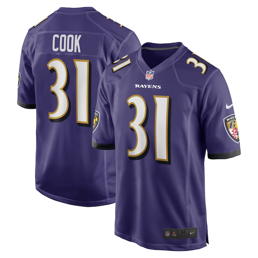 Dalvin Cook 31 Baltimore Ravens Game Men Jersey - Purple Js3516