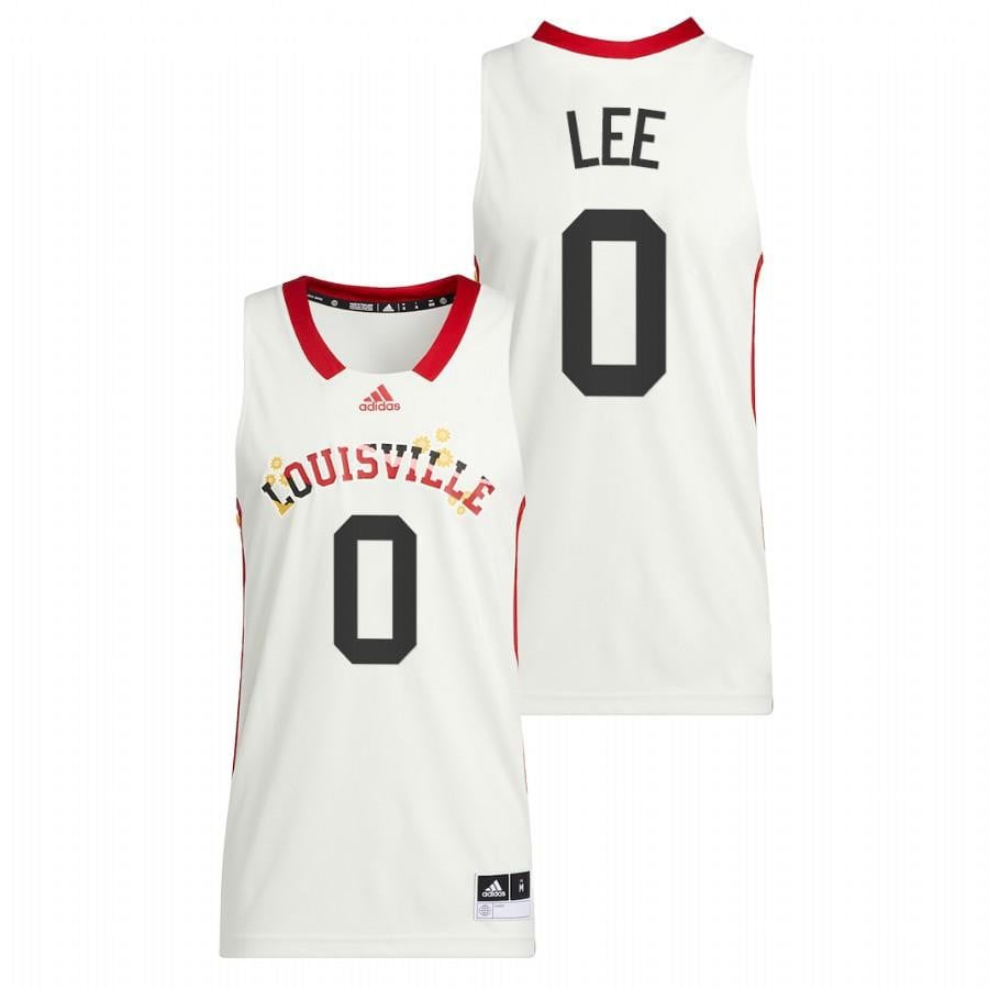 Damion Lee 0 White Louisville Cardinals Basketball Honoring Black Excellence Jersey