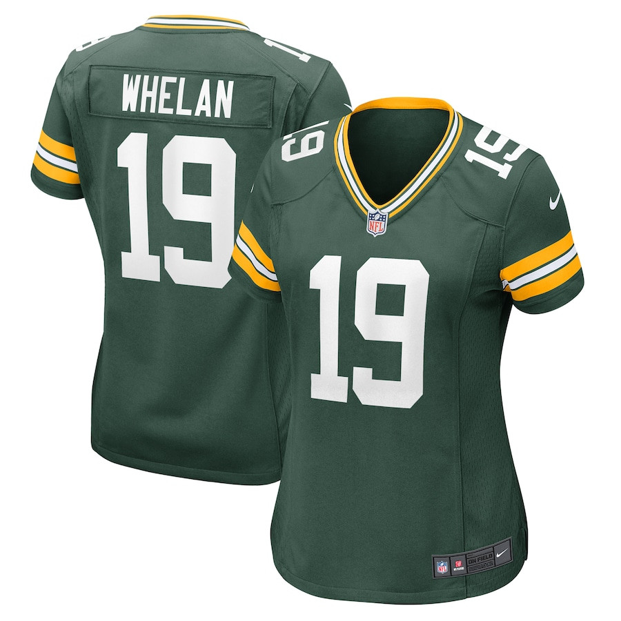 Daniel Whelan 19 Green Bay Packers Women's Game Jersey - Green Js1691