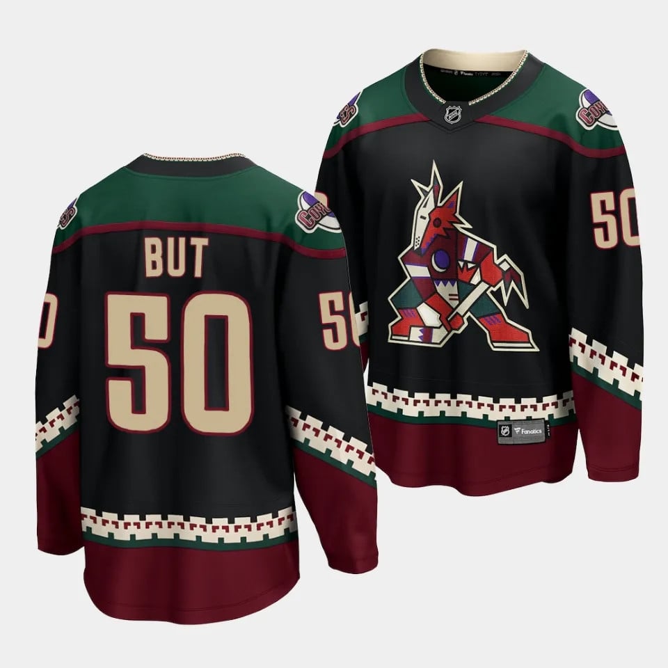 Daniil But #50 Arizona Coyotes 2023 Draft Home Men Jersey