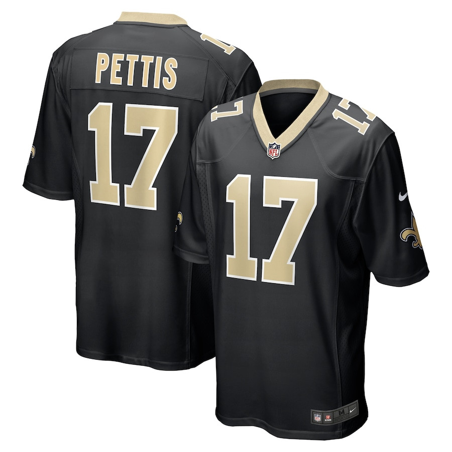 Dante Pettis 17 New Orleans Saints Game Men Jersey - Black Js7964