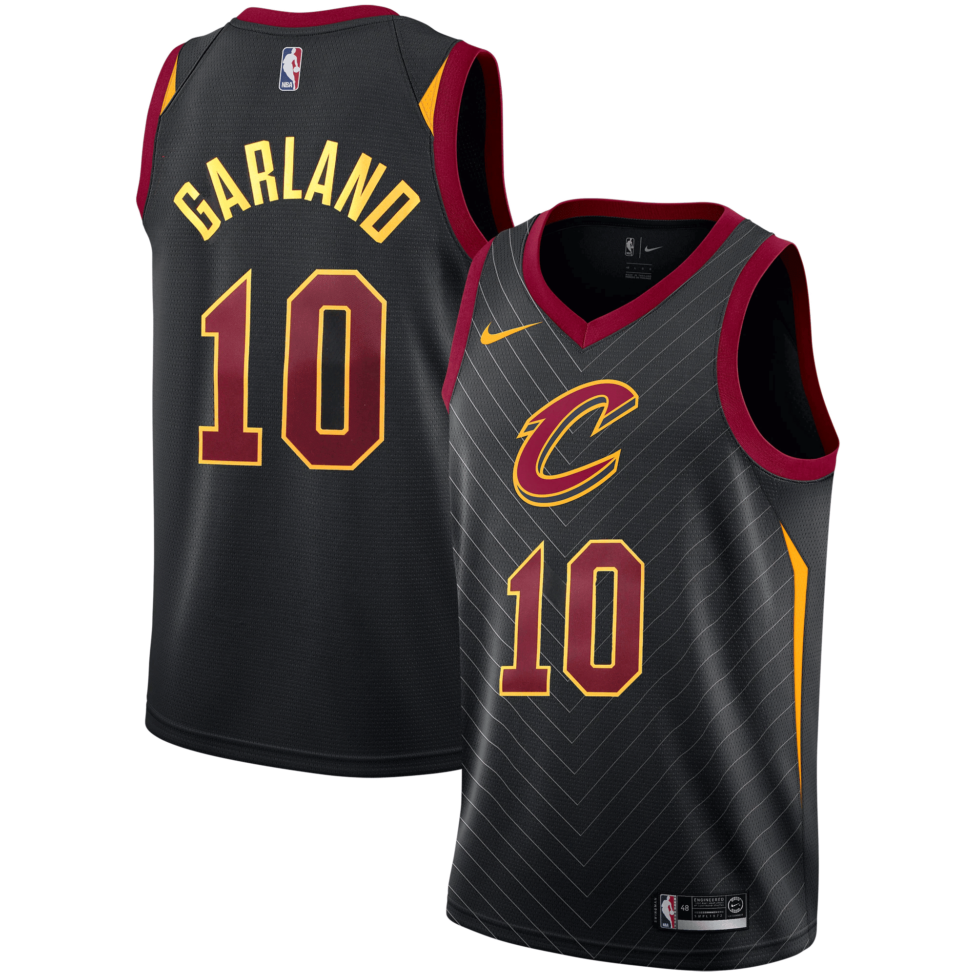 Darius Garland Cleveland Cavaliers Swingman Jersey - Statement Edition - Black Jersey