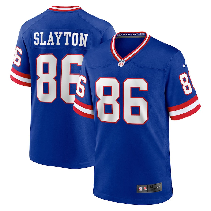 Darius Slayton 86 New York Giants Men Classic Game Jersey - Royal Js1256
