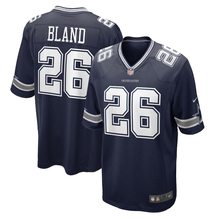 Daron Bland 26 Dallas Cowboys Game Men Jersey - Navy Js1941