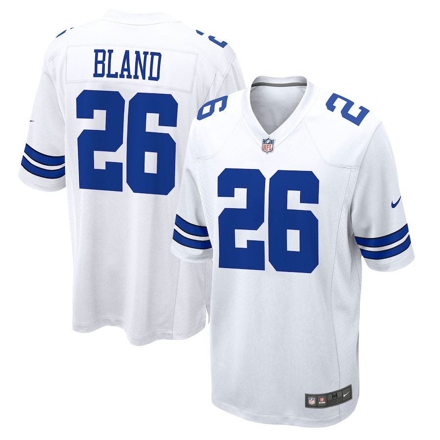 Daron Bland 26 Dallas Cowboys Game Men Jersey - White Js8267
