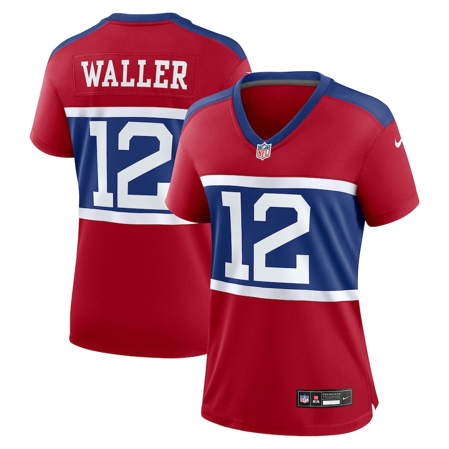Darren Waller 12 New York Giants Women's Alternate Retired Player Game Jersey - Century Red Js6274