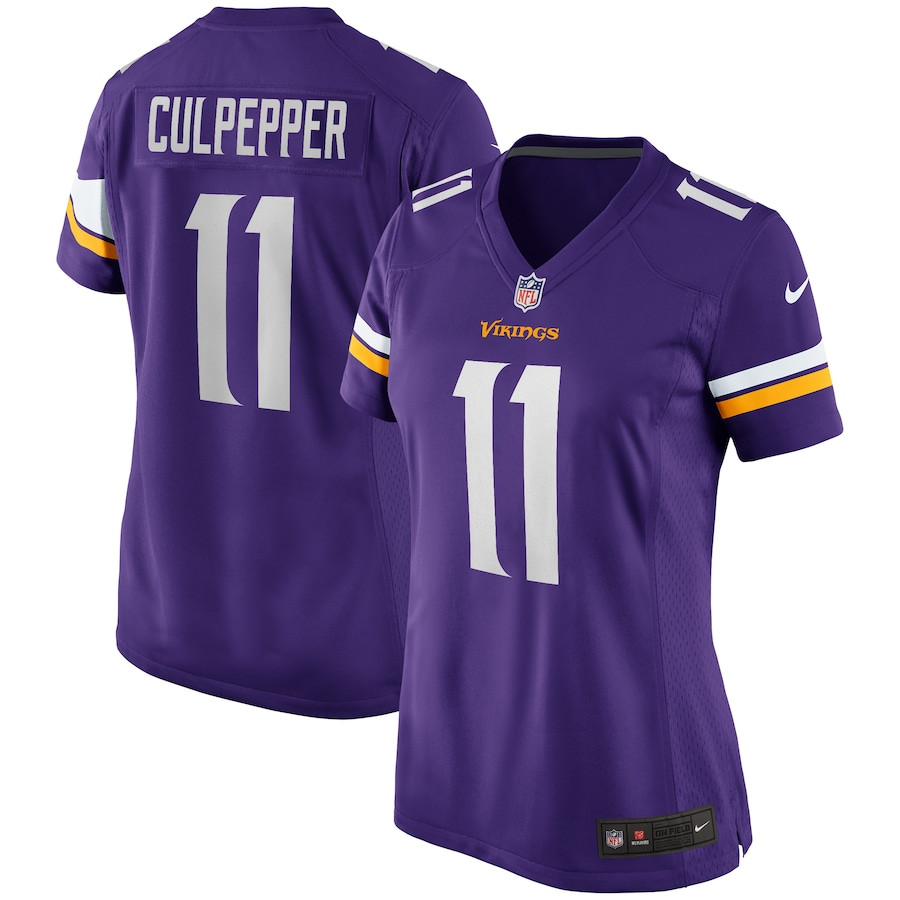 Daunte Culpepper 11 Minnesota Vikings Women Game Retired Jersey - Purple Js5569