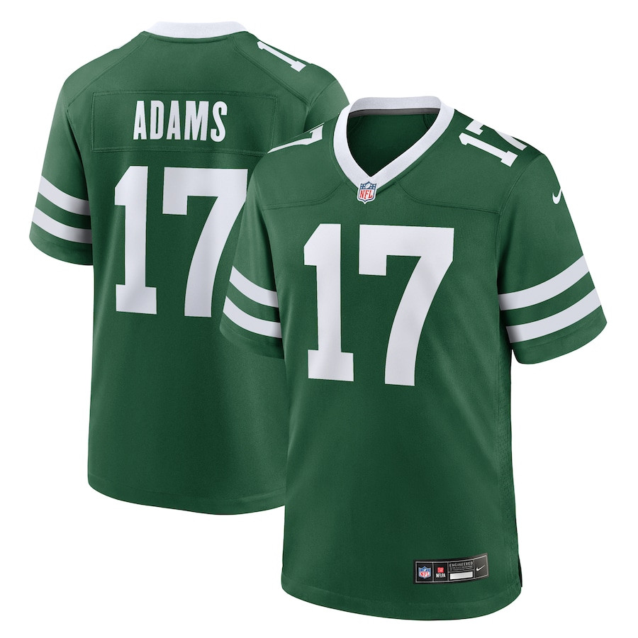 Davante Adams 17 New York Jets Alternate Game Jersey - Legacy Green, Men Js1643