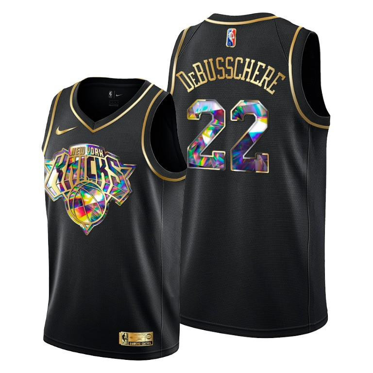 Dave Debusschere 22 New York Knicks 75th Anniversary Team Black Jersey - Men