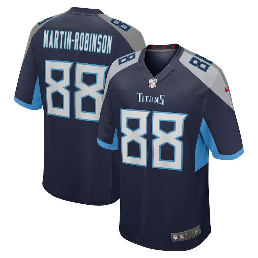 David Martin-robinson 88 Tennessee Titans Game Men Jersey - Navy Js9381