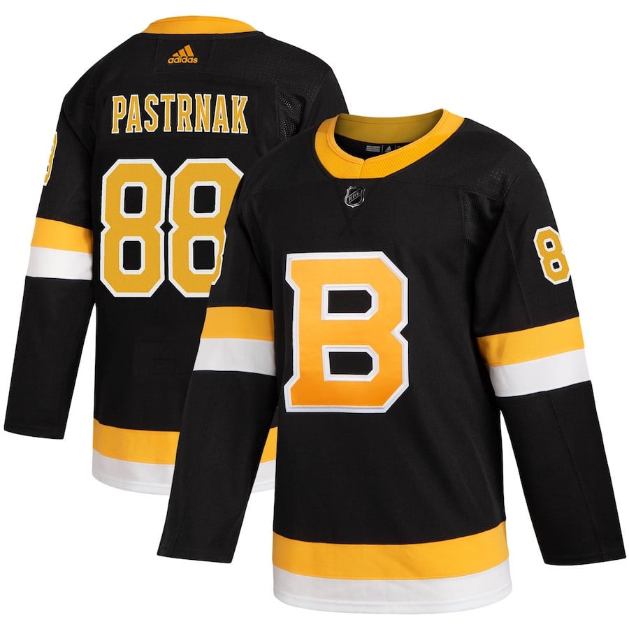 David Pastrnak 88 Boston Bruins Alternate Jersey - Men, Black