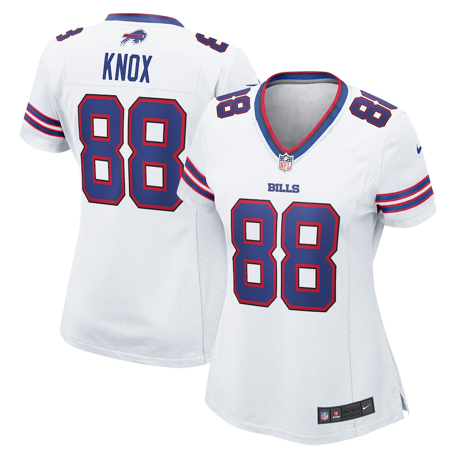 Dawson Knox 88 Buffalo Bills Women's Game Jersey - White Js4421
