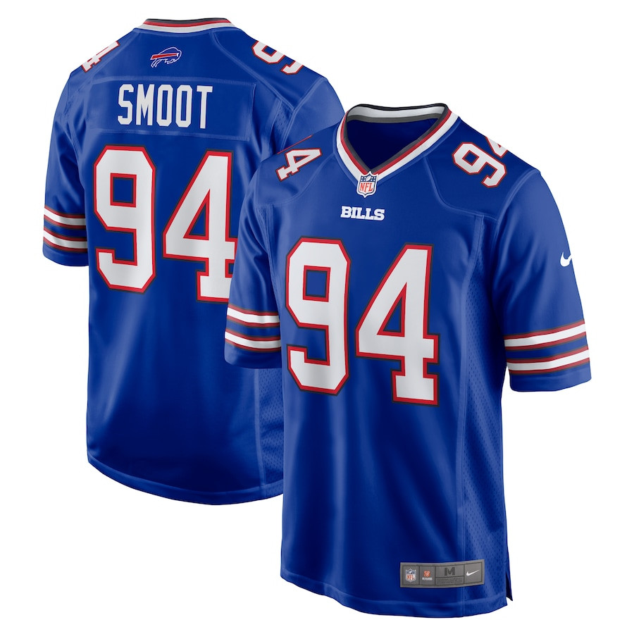 Dawuane Smoot 94 Buffalo Bills Game Men Jersey - Royal Js6214