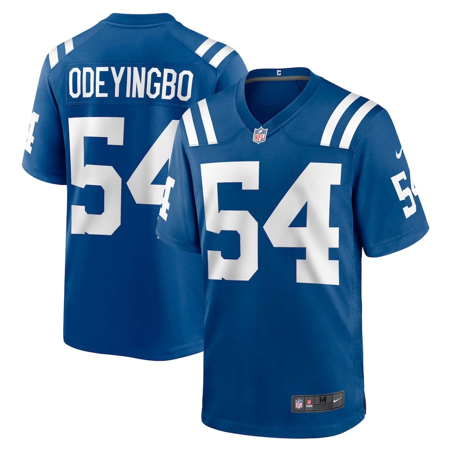 Dayo Odeyingbo 54 Indianapolis Colts Men Game Jersey - Royal Js9348