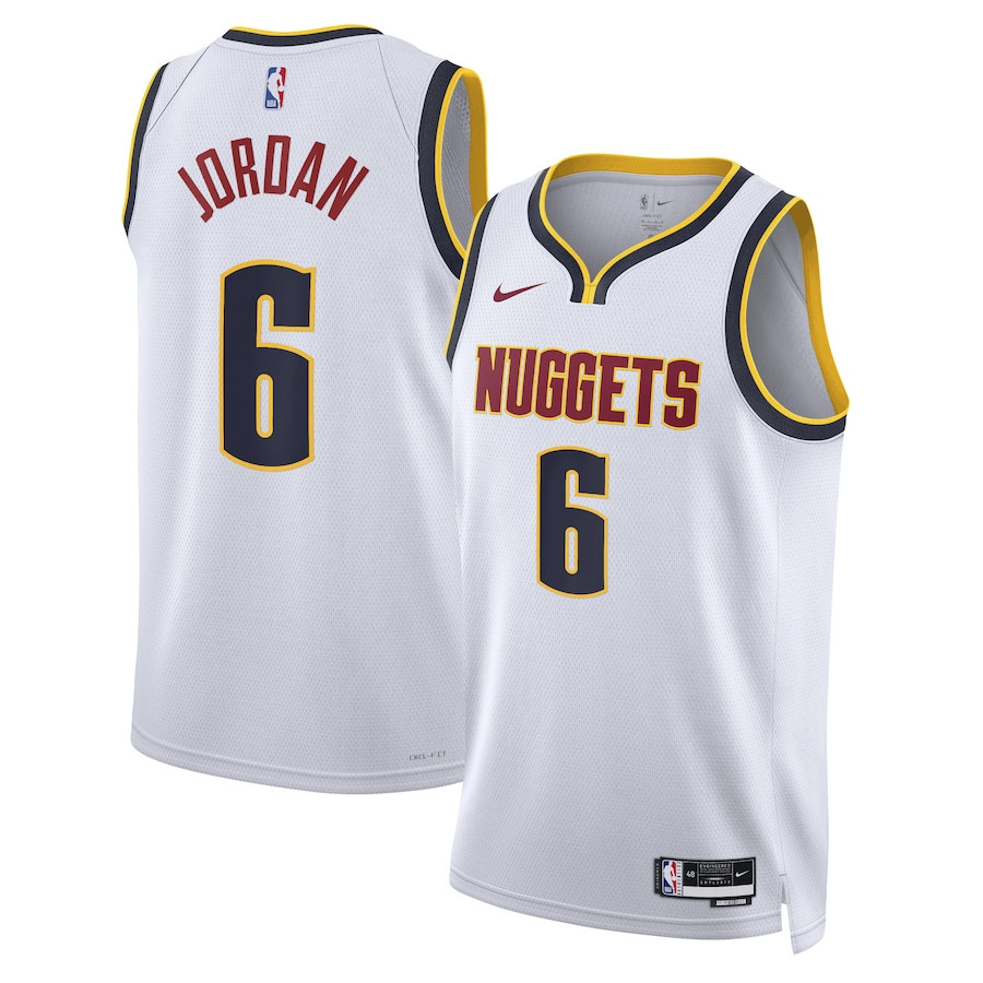 Deandre Jordan 6 Denver Nuggets Unisex Swingman Jersey - Association Edition - White