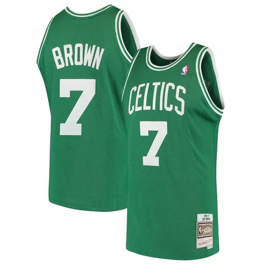 Dee Brown Boston Celtics Mitchell & Ness 1985-86 Hardwood Classics Swingman Jersey - Kelly Green