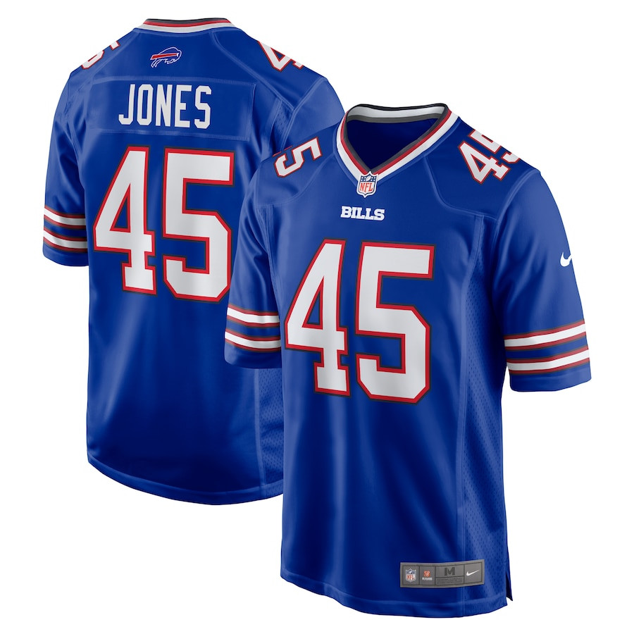 Deion Jones 45 Buffalo Bills Game Men Jersey - Royal Js3126