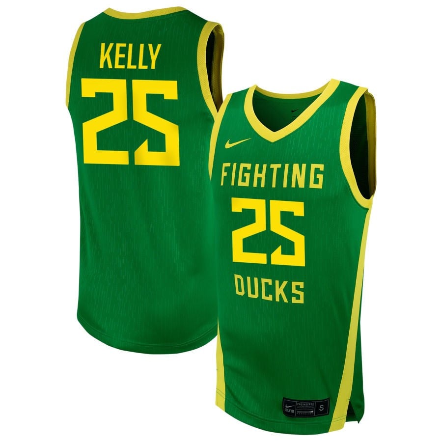 Deja Kelly 25 Oregon Ducks Unisex Nil Women's Basketball Jersey - Green
