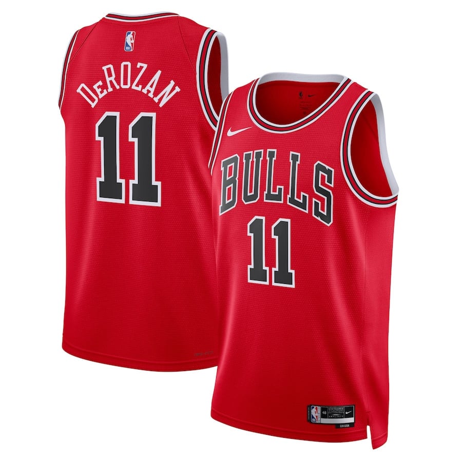 Demar Derozan 11 Chicago Bulls Unisex Swingman Jersey - Icon Edition - Red