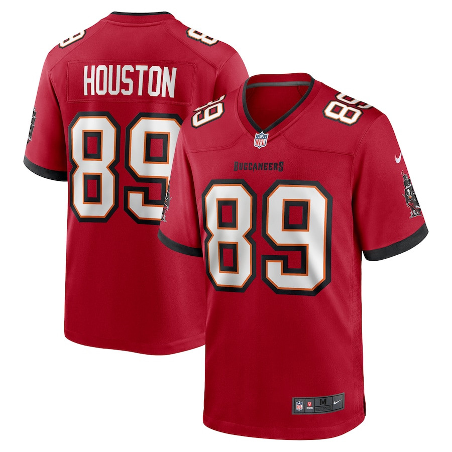 Dennis Houston 89 Tampa Bay Buccaneers Game Men Jersey - Red Js5518
