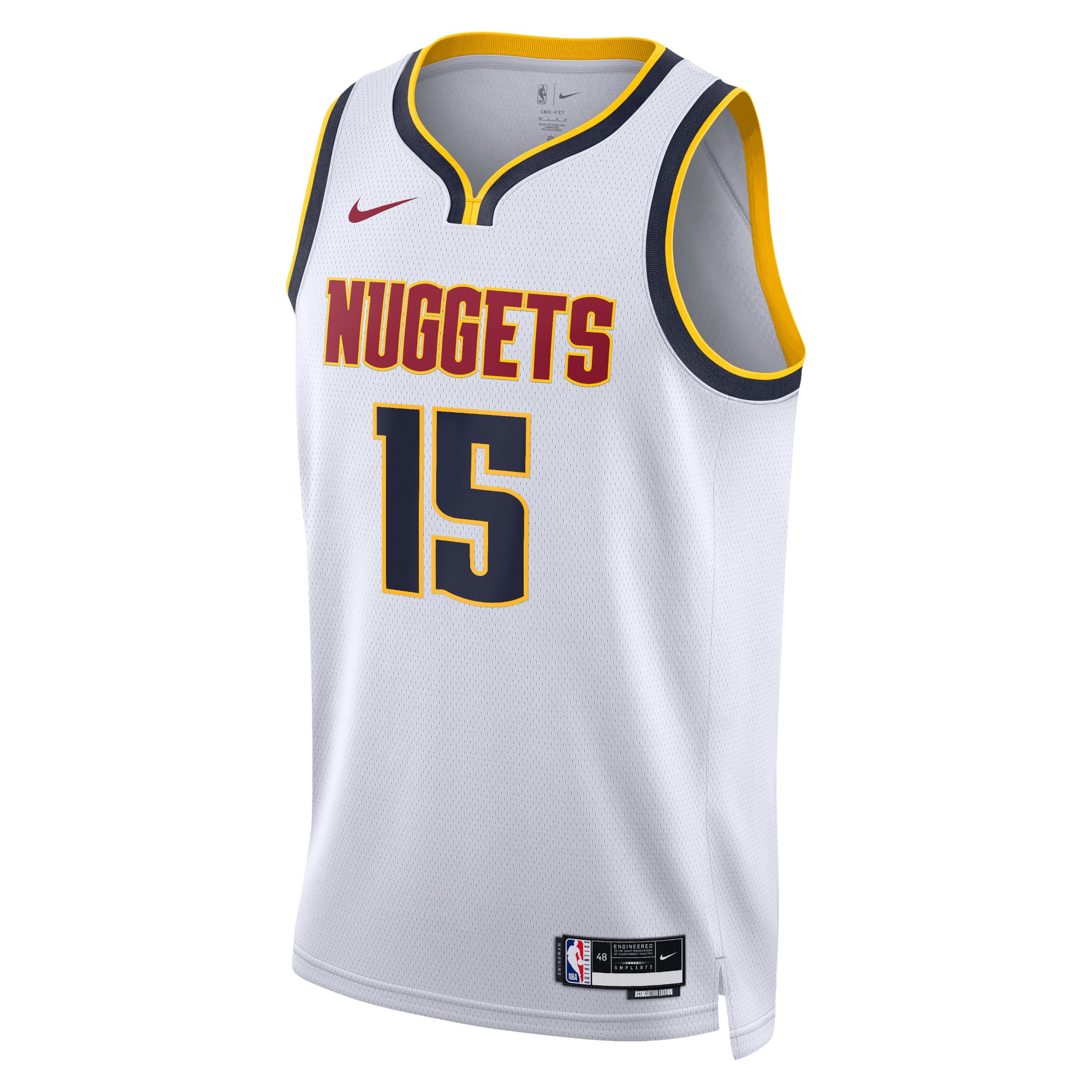 Denver Nuggets Association Edition Swingman Jersey - White - Nikola Joki? - Unisex