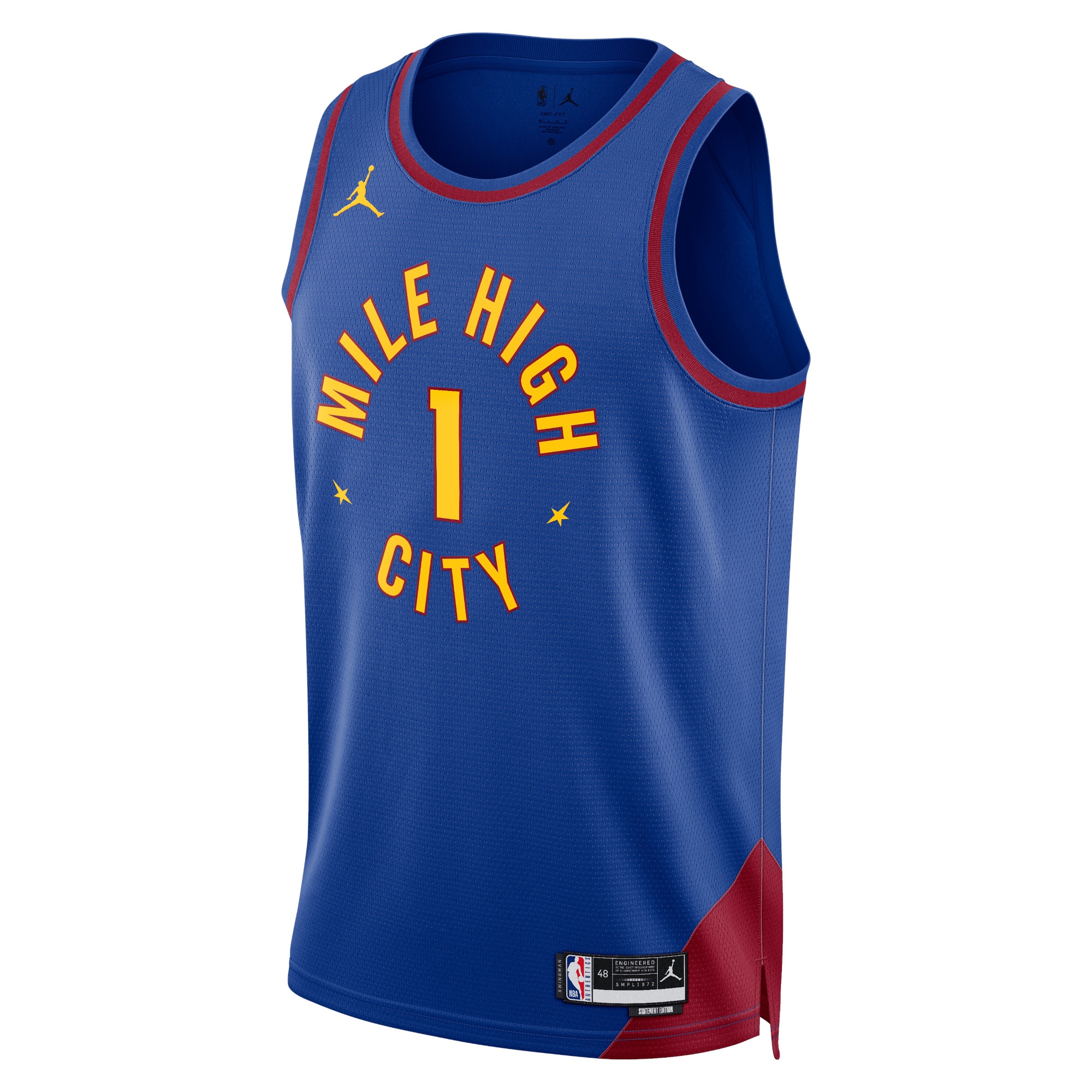 Denver Nuggets Jordan Statement Edition Swingman Jersey - Blue - Michael Porter Jr. - Unisex