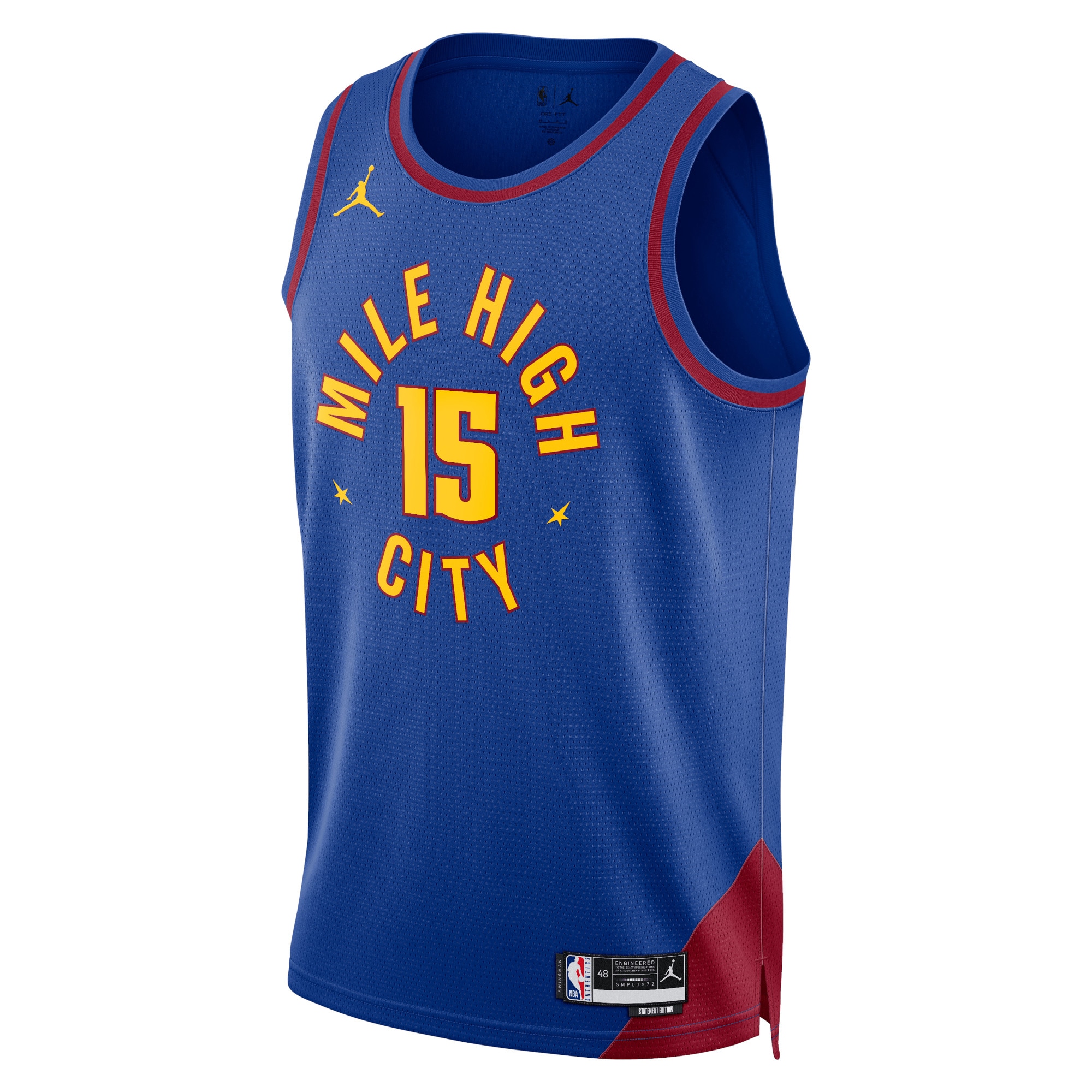 Denver Nuggets Jordan Statement Edition Swingman Jersey - Blue - Nikola Jokic - Unisex