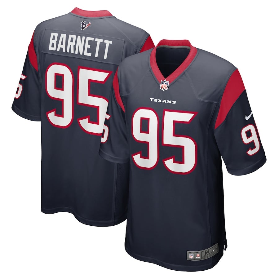 Derek Barnett 95 Houston Texans Game Men Jersey - Navy Js6461