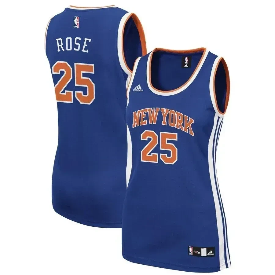 Derrick Rose New York Knicks Women's Jersey - Royal