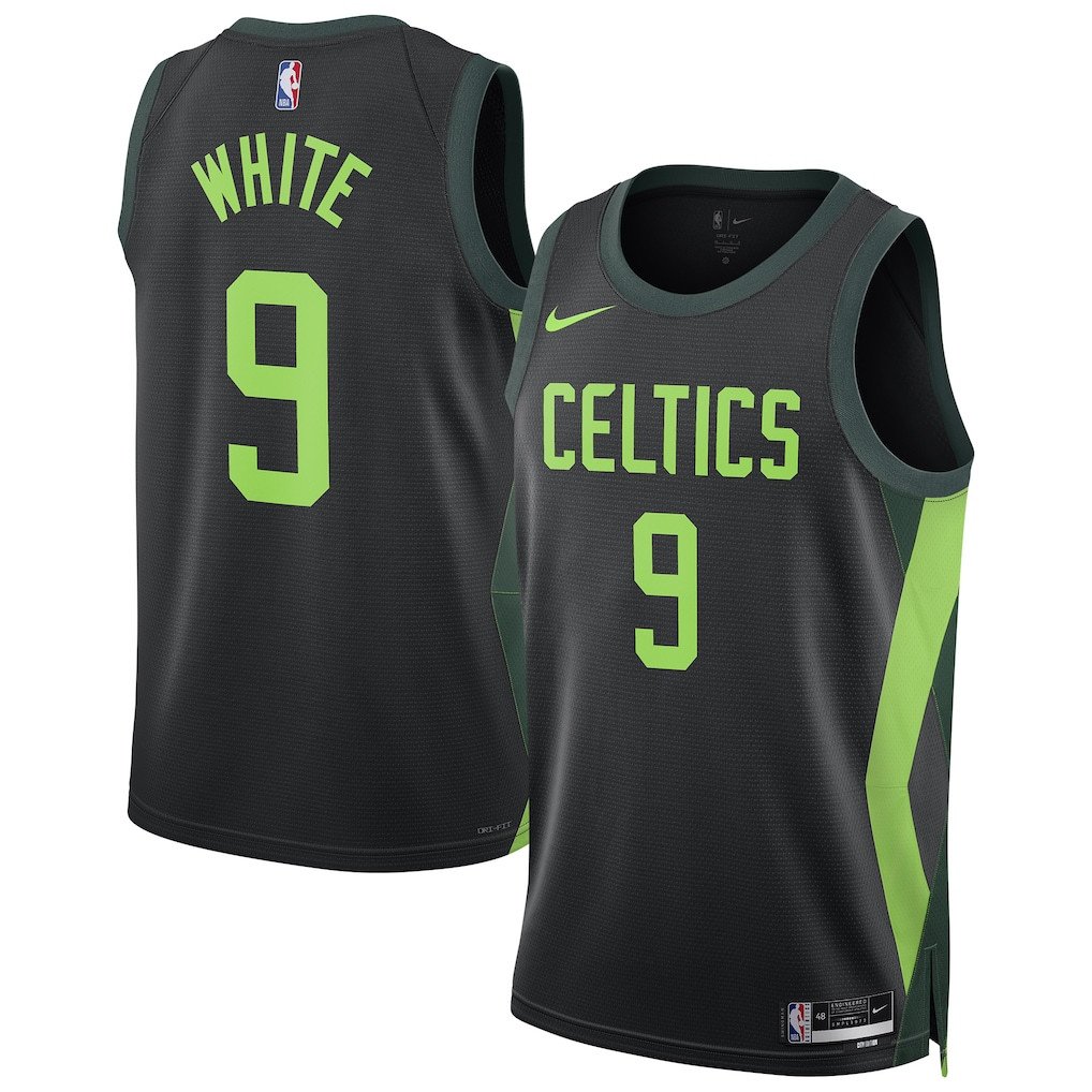 Derrick White 9 Boston Celtics Unisex 2024/25 Swingman Player Jersey - City Edition - Black