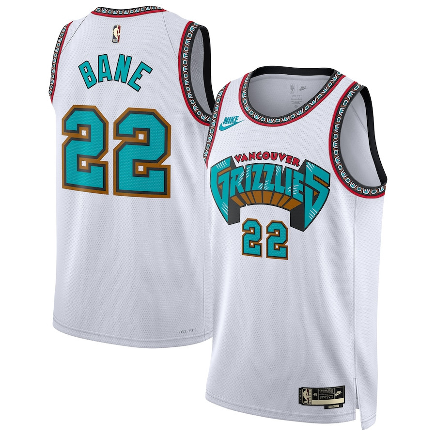 Desmond Bane 22 Memphis Grizzlies Unisex 2024/25 Swingman Jersey - White - Classic Edition