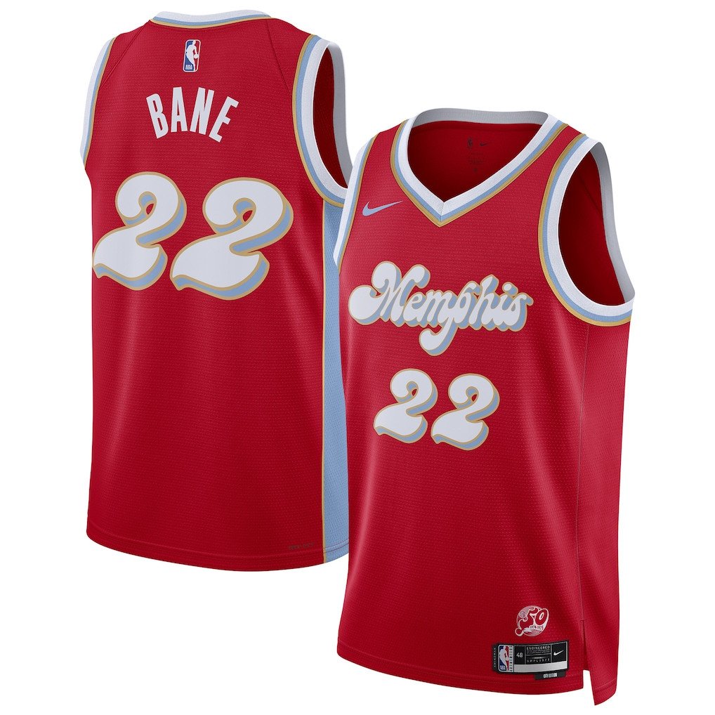 Desmond Bane 22 Memphis Grizzlies Unisex 2024/25 Swingman Player Jersey - City Edition - Red